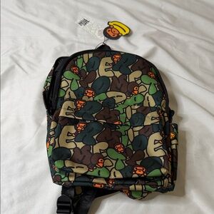 Bape Green and Brown Camo Backpack